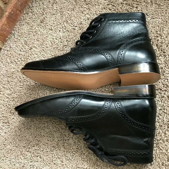 UNZE London Men\'s Black Leather Boots main image 9